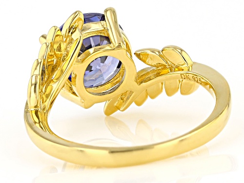 Bella Luce ® Esotica™ 4.95ctw Tanzanite Simulant Eterno™ Yellow Ring - Size 8