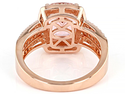 Bella Luce® Esotica™ 4.38ctw Morganite And White Diamond Simulants Eterno™ Rose Ring - Size 11