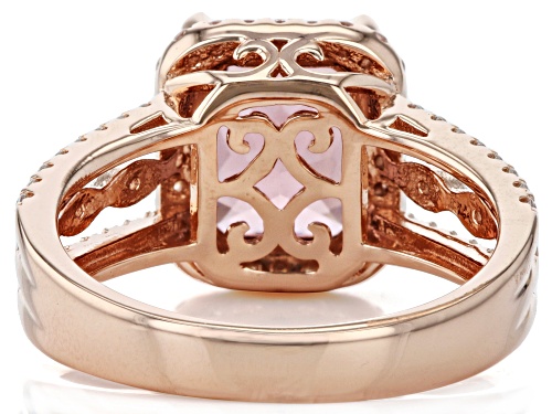 Bella Luce® Esotica™ 4.13ctw Blush Zircon And White Diamond Simulants Eterno™ Rose Ring - Size 9
