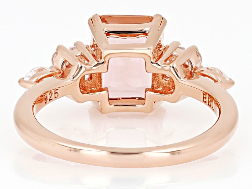 Bella Luce® Esotica™ 3.03ctw Morganite And White Diamond Simulants Eterno™ Rose Ring - Size 8