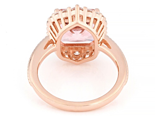 Bella Luce® Esotica™ 5.01ctw Morganite And White Diamond Simulants Eterno™ Rose Ring - Size 9
