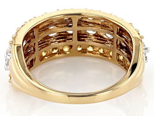Bella Luce® 3.00ctw Canary And White Diamond Simulants Eterno™ Yellow Ring (1.81ctw DEW) - Size 7