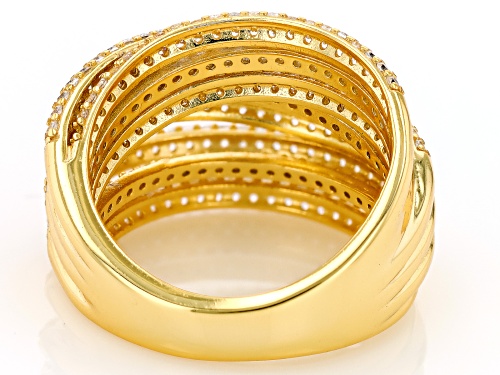 Bella Luce® 2.57ctw White Diamond Simulant Eterno™ Yellow Ring(1.55ctw DEW) - Size 5