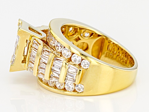 Bella Luce ® 5.62ctw White Diamond Simulant Eterno ™ Yellow Ring (3.38ctw Dew) - Size 6