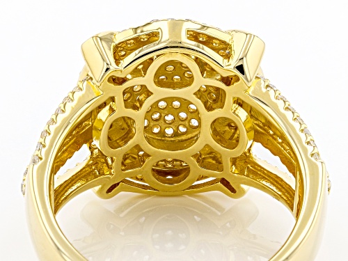 Bella Luce® 1.53ctw White Diamond Simulant Eterno™ Yellow Ring (0.85ctw DEW) - Size 5