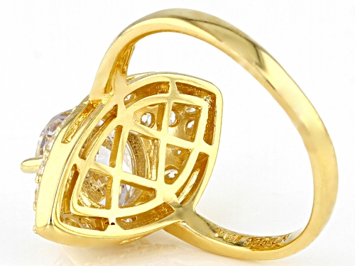 Bella Luce ® 4.40ctw White Diamond Simulant Eterno™ Yellow Ring (2.55ctw DEW) - Size 8