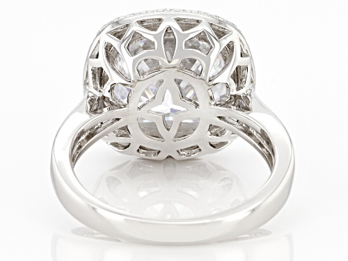 Bella Luce ® 8.99ctw Platinum Over Sterling Silver Ring. (4.23 DEW) - Size 12