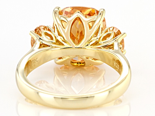 Bella Luce® 10.97ctw Champagne Diamond Simulants Eterno® Yellow Ring (6.64ctw DEW) - Size 9