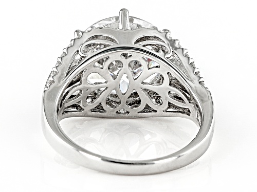 Bella Luce® 10.09ctw Platinum Over Silver Ring (7.50ctw DEW) - Size 10