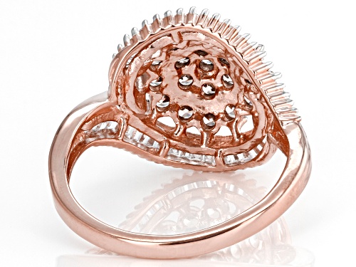 Bella Luce® 1.86ctw Champagne And White Diamond Simulants Eterno™ Rose Ring(1.12ctw DEW) - Size 10