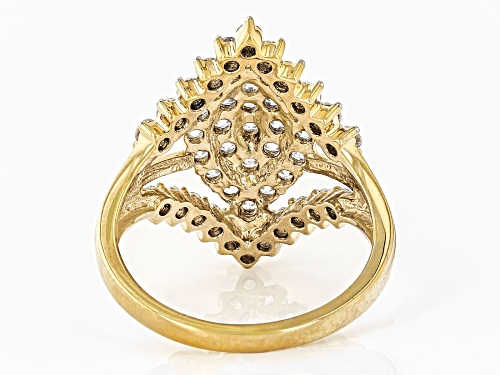 Bella Luce® 2.60ctw White Diamond Simulant Eterno™ Yellow Ring(1.57ctw DEW) - Size 5