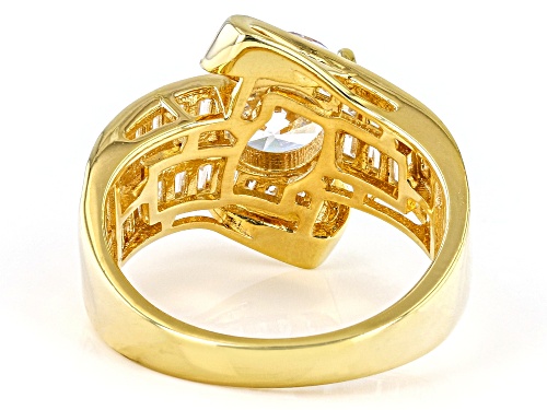 Bella Luce® 6.13ctw White Diamond Simulant Eterno™ Yellow Ring(3.71ctw DEW) - Size 11