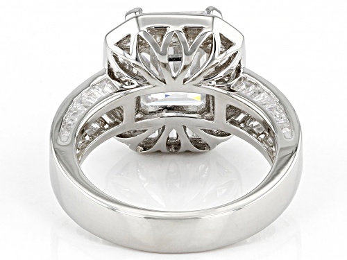 Bella Luce® 9.51ctw White Diamond Simulant Platinum Over Sterling Silver Ring - Size 6
