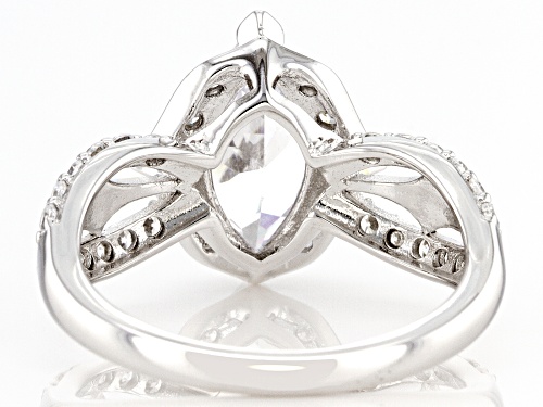 Bella Luce® 3.50ctw White Diamond Simulant Rhodium And 14k Yellow Gold Over Sterling Silver Ring - Size 10
