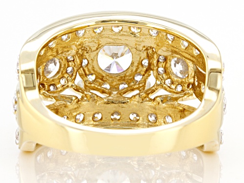Bella Luce® 4.80ctw White Diamond Simulant Eterno™ Yellow Ring(2.90ctw DEW) - Size 10
