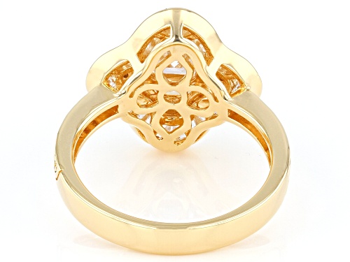 Bella Luce® 3.08ctw White Diamond Simulant Eterno™ Yellow Asscher Cut Ring(1.87ctw DEW) - Size 8