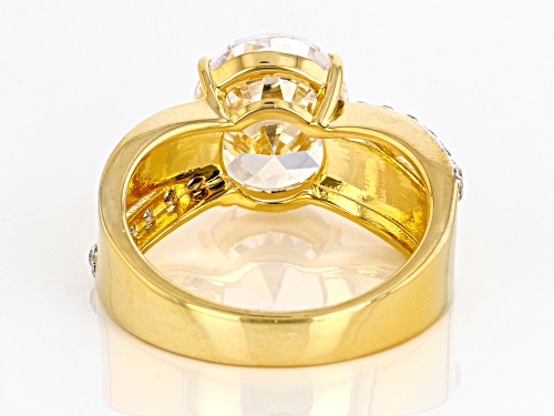 Bella Luce® 7.80ctw White Diamond Simulant Eterno™ Yellow Ring (4.72ctw DEW) - Size 8