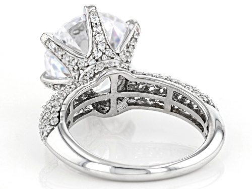 Bella Luce ® 13.04ctw Rhodium Over Sterling Silver Ring (7.68ctw DEW) - Size 11