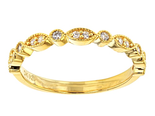 Bella Luce ® 4.80ctw Champagne and White Diamond Simulants Eterno ™ Yellow Ring With Band - Size 8