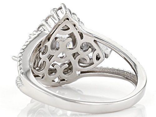 Bella Luce ® 5.48ctw Rhodium Over Sterling Silver Ring (3.64ctw DEW) - Size 7