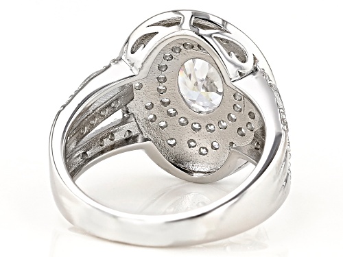 Bella Luce ® 3.00ctw Rhodium Over Sterling Silver Ring (1.86ctw DEW) - Size 10