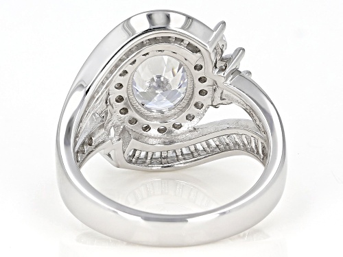 Bella Luce ® 4.95ctw Rhodium Over Sterling Silver Ring (3.47ctw DEW) - Size 6