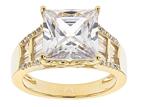 Bella Luce ® 12.49ctw Eterno™ Yellow Ring With Band (7.57ctw DEW) - Size 6