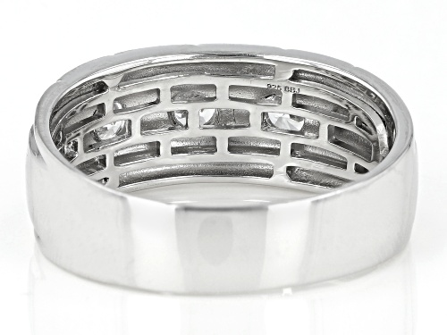 Bella Luce ® 1.45ctw Rhodium Over Sterling Silver Mens Ring (0.75ctw DEW) - Size 11