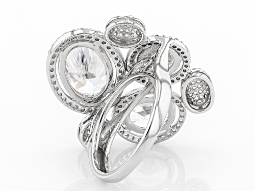 Bella Luce® 19.14ctw  Rhodium Over Sterling Silver Ring (11.41ctw DEW) - Size 6