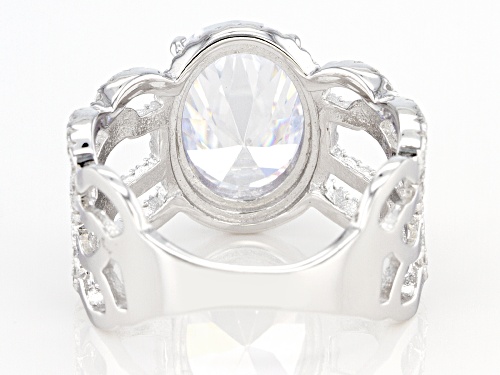 Bella Luce® 8.53ctw Rhodium Over Sterling Silver Ring (3.66ctw DEW) - Size 6