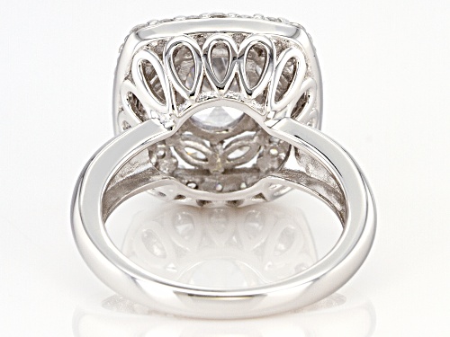 Bella Luce ® 5.46ctw Rhodium Over Sterling Silver Ring (3.26ctw DEW) - Size 12