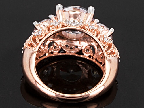 Bella Luce ® 10.60ctw Round Eterno ™ Rose Ring (5.81ctw Dew) - Size 5