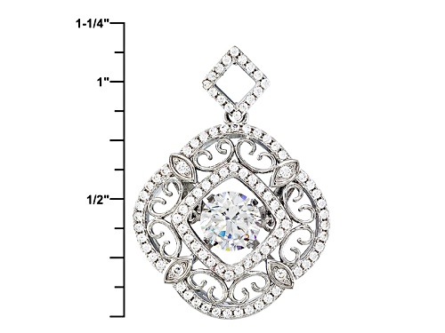 Bella Luce ® 2.69ctw Rhodium Over Sterling Silver 