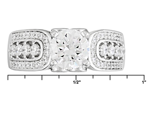 Bella Luce ® 3.33ctw Rhodium Over Sterling Silver Ring (1.84ctw Dew) - Size 9