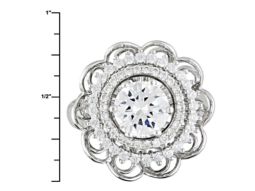 Bella Luce ® 4.44ctw Rhodium Over Sterling Silver 