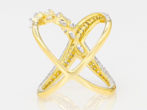 Bella Luce ® 2.88ctw Rhodium Over Sterling Silver And Eterno ™ Yellow Ring (1.61ctw Dew) - Size 6