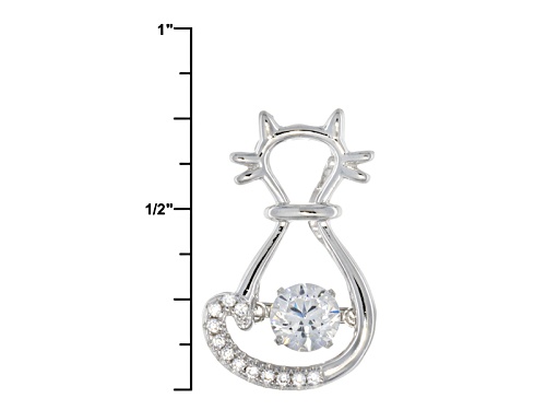 Bella Luce ® .91ctw Rhodium Over Sterling Silver 