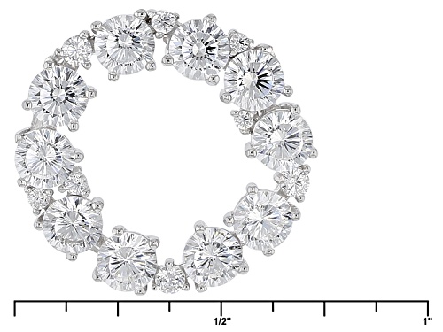 Bella Luce ® Dillenium 4.77ctw Rhodium Over Sterling Silver Necklace (2.65ctw Dew) - Size 18