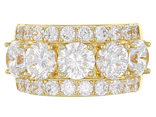 Bella Luce®Dillenium Cut 9.00ctw White Diamond Simulant Eterno™Yellow Ring - Size 11