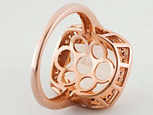Bella Luce ® Esotica™ 3.50ctw Morganite Simulant & Diamond Simulant Eterno™ Ring - Size 5