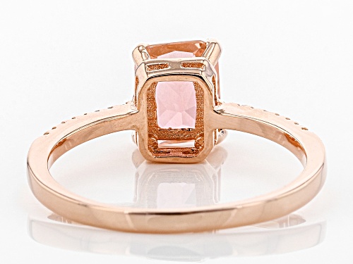 Bella Luce ® Esotica ™ 1.36ctw Morganite And White Diamond Simulants Eterno ™ Rose Ring - Size 10
