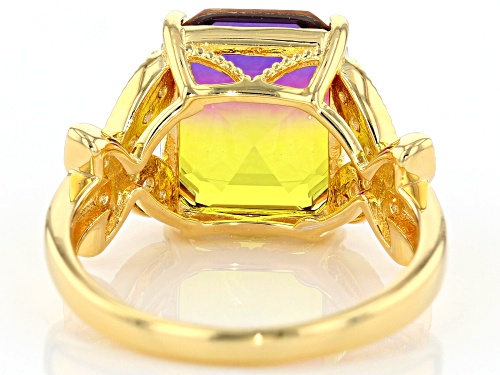 Bella Luce ® 4.82CTW Esotica ™ Ametrine & White Diamond Simulants Eterno ™ Yellow Ring - Size 5