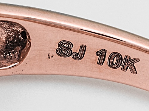 Bella Luce ® 2.15ctw Pink Diamond Simulant Round 10k Rose Gold Ring - Size 9