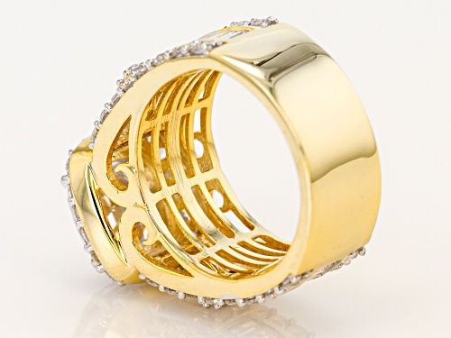 Bella Luce ® 10.96CTW White Diamond Simulant Eterno ™ Yellow Ring - Size 7