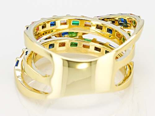 Bella Luce ® 2.44CTW Multicolor Gemstone Simulant Eterno ™ Yellow Ring - Size 7