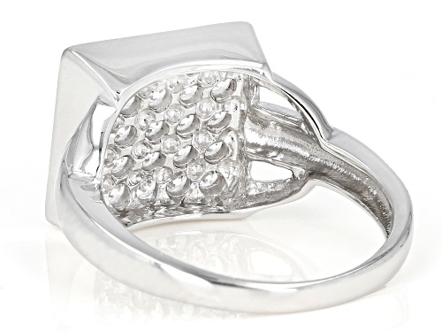 Bella Luce ® 1.39ctw Rhodium Over Sterling Silver Ring (0.75ctw DEW) - Size 7