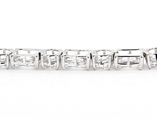 Bella Luce ® 69.29ctw White Diamond Simulant Rhodium Over Silver Tennis Bracelet (42.90ctw DEW) - Size 7.25