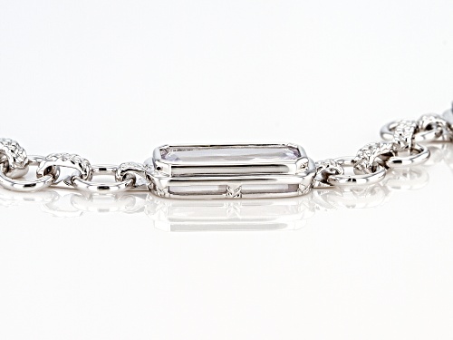 Bella Luce ® 22.64ctw Rhodium Over Sterling Silver Bracelet - Size 7.5