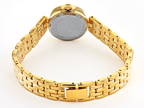 Bella Luce ® Ladies 1.45ctw Diamond Simulant Eterno™ Over Brass Yellow Wrist Watch (0.66ctw DEW)
