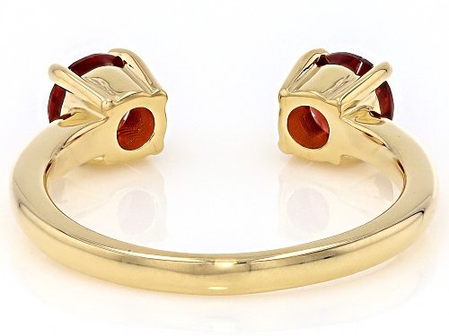 1.00ctw Vermelho Garnet™ 14K Yellow Gold Cuff Ring - Size 9